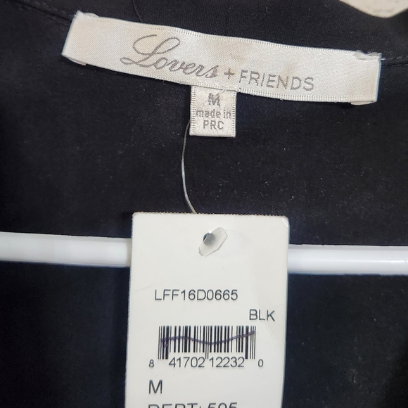 Lovers + friends black romper size medium - Picture 2 of 4